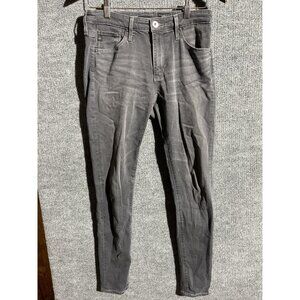 AG Adriano Goldschmied Jeans Womens 27R Gray Farrah Skinny High Rise Stretch